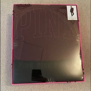 NWT PINK crew neck hoodie/leggings set